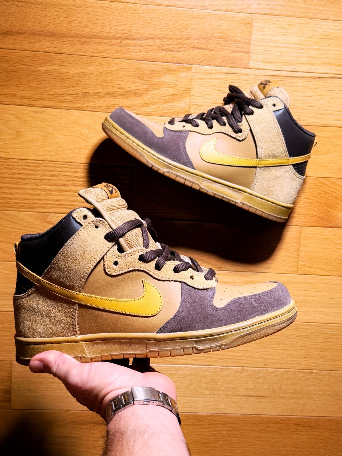 💥MINT 1/400!!💥 Nike SB Dunk High Wheat Tan Samelo EMB BCS Brazil Fabio Rodrigo
