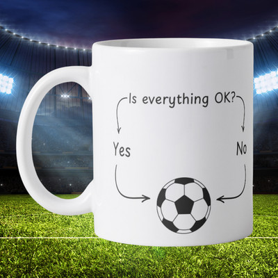 Neuheit lustige Fußball Fan Tasse