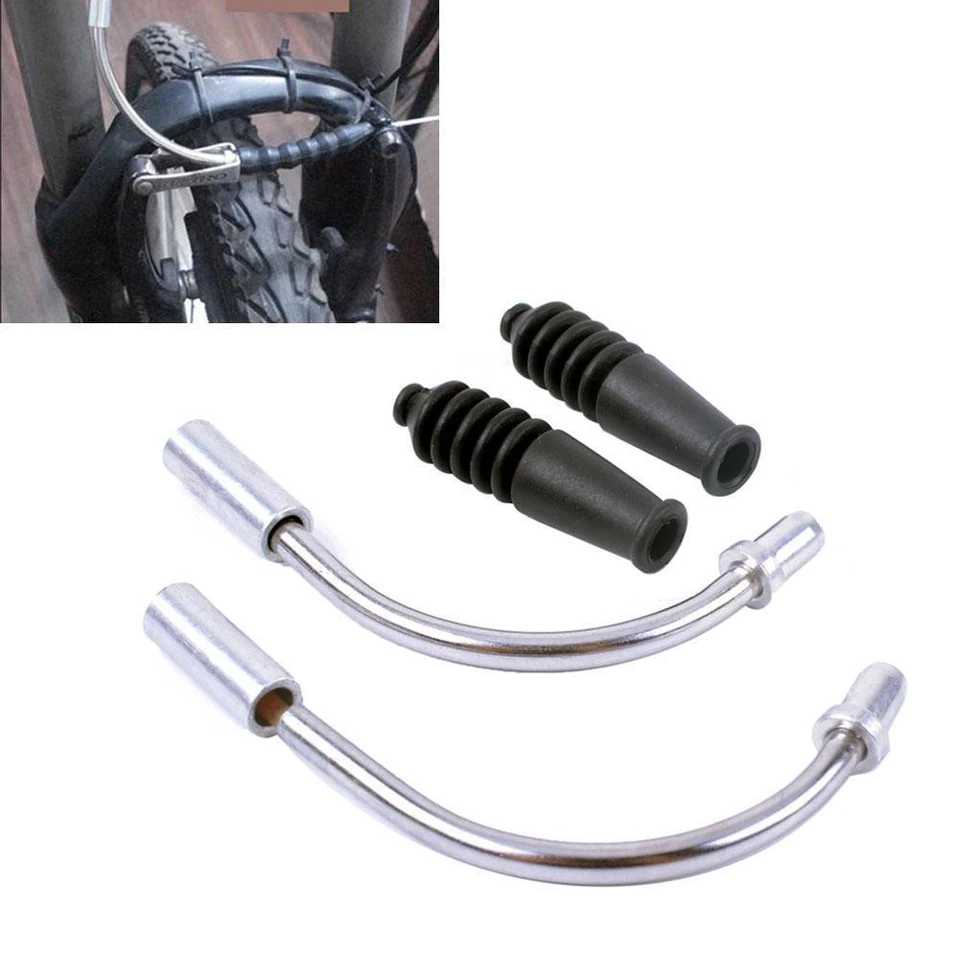 2er Set Fahrrad Bremsnudel Kabelführung Bremszugführung Führungsrohr V-Brake - Bild 2 von 4