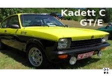 1/43 Scale Opel Kadett C Coupe GTE 1976 Yellow Black Diecast Model Miniature Car