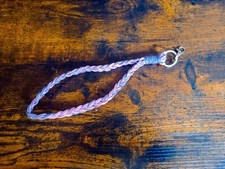 Handmade Macrame Braided Keychain Wristlet