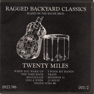 Twenty Miles - Ragged Backyard Classics (3x7'') 1996 (NM or M-|VG+)