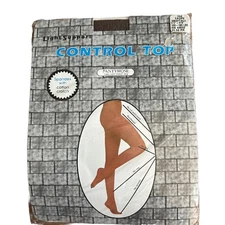 Light Support Control Top Pantyhose Taupe Med/Tall 5’2”-5’8” 100-160 Lbs