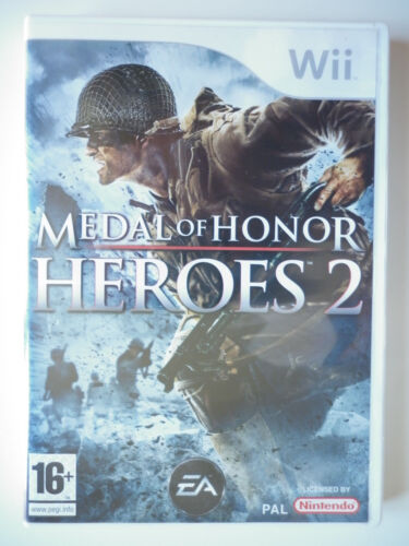 Medal of Honor Heroes 2 Jeu Vidéo Nintendo Wii - Imagen 1 de 1