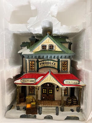 Lemax Harvest Crossing Vogel's Produce Dry Goods Christmas