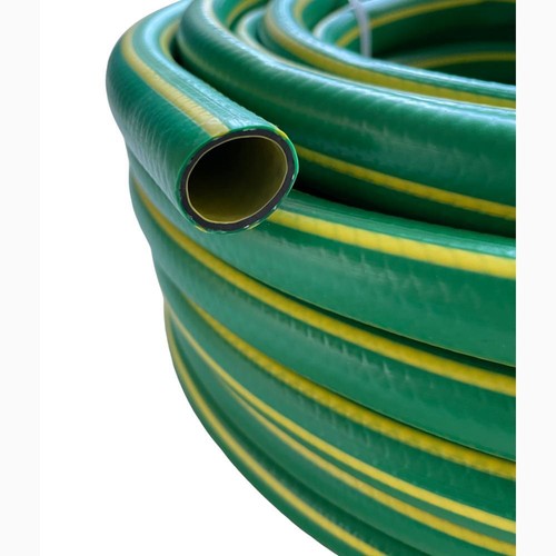 Tubo innaffio irrigazione 4 strati antialga Verde Flessibile Retinato Giardino - Foto 4 di 6