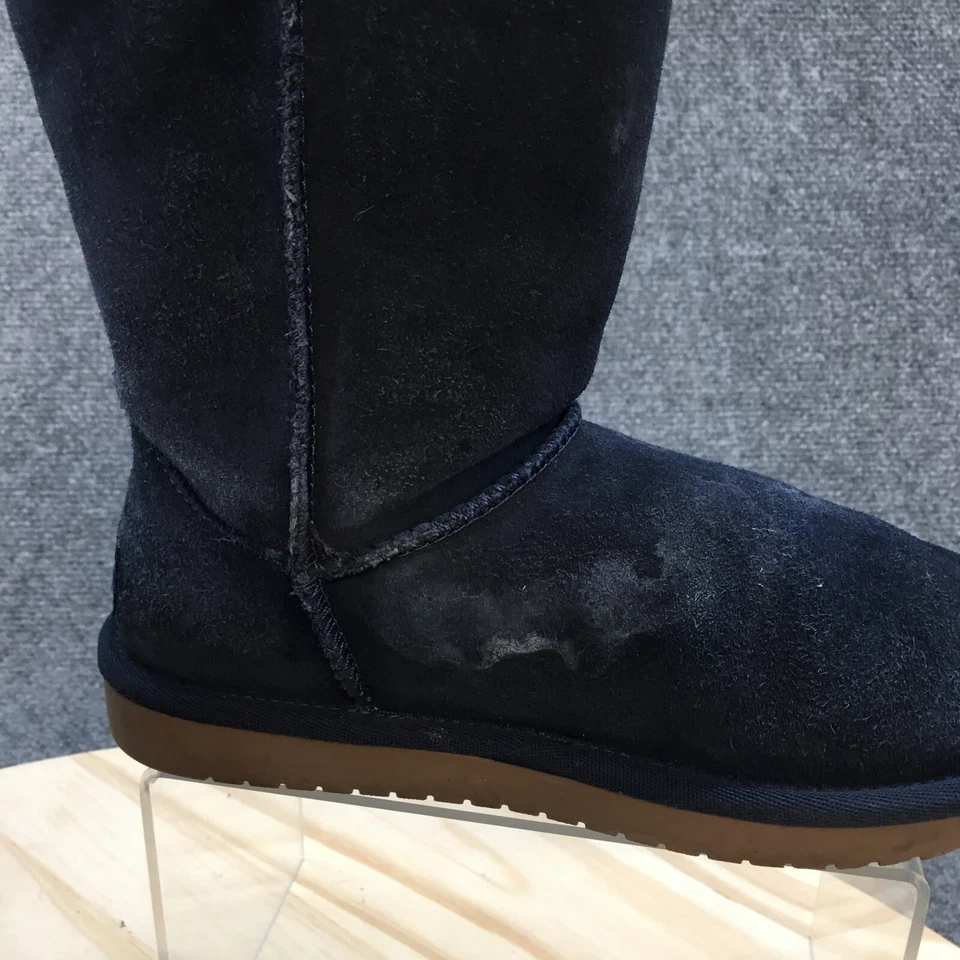 Koolaburra By UGG Boots Youth 2 Victoria Short Shearling Blue Comfort 1019372 - Image 2 of 4