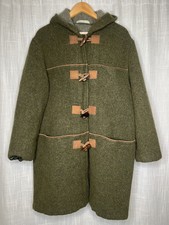 Gloverall Wool Trench Coat Women’s Forest Green Size 42/l