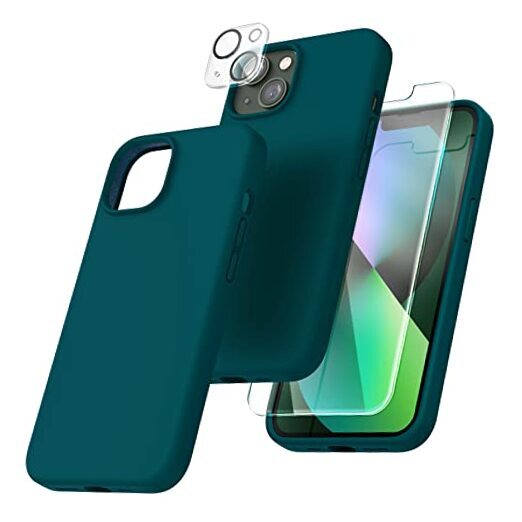 5-in-1 iPhone 13 Case with 2 Screen Protectors & 2 Lens Covers