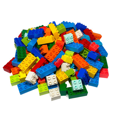 LEGO  Duplo  Steine Bausteine - 2x2 + 2x4 Steine - Grundbausteine Bunt NEU