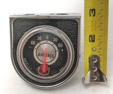 VINTAGE AMP METER GUAGE USA MADE 2 AMPERES GUAGE Alternator