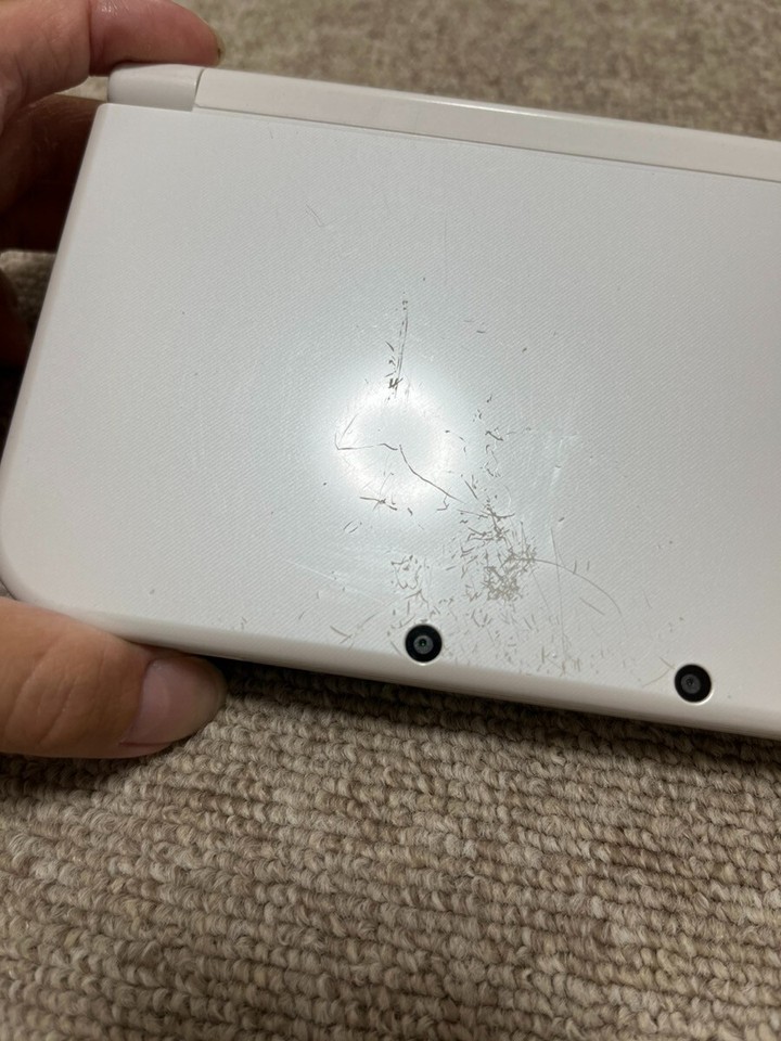 New 3DS LL XL Pearl White Japan Nintendo Console region Japanese ♯133