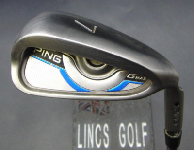 Ping G Max Black Dot 7 Eisen Regular Stahlschaft Ping Grip (fehlendes Gewicht)
