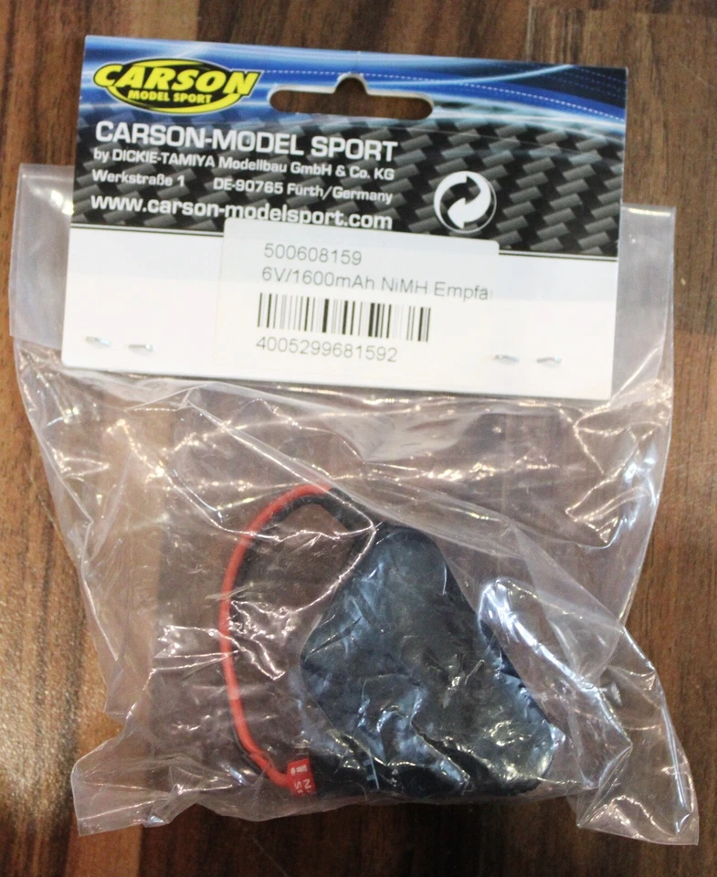 Carson 500608159 - Empfänger-Akku Pack 6v 1600mAh NiMH - Bild 2 von 2