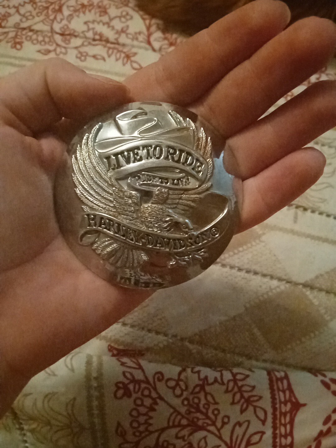 Vintage Harley Davidson "Live To Ride" Chrome Style Gas Cap eBay