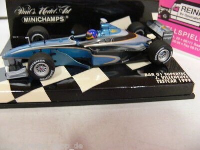 Minichamps BAR 01 J.Villeneuve 1:18 (Neu (gemäss Beschreibung)) in