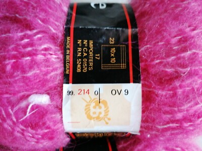 Lot De 2 Pelotes De Laine Suisse - 50g Chacune, 14% Mohair - Pour Tricot, Qualité Premium