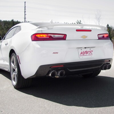MBRP 3'' ArmorLite Axle-Back Exhaust For 2016 -2024 Chevy Camaro SS 6.2L MT w NPP