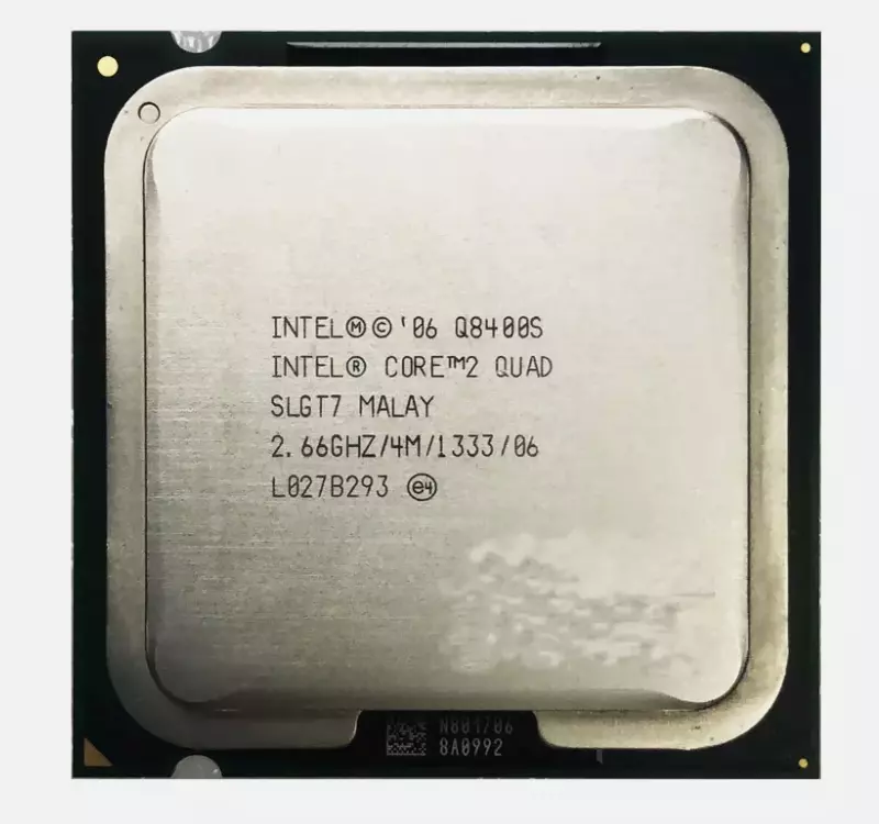 Procesador CPU Intel Core 2 Quad Q8400S 2,66 GHz SLGT7 cuatro núcleos LGA775 1333 MHz Foto 2 de 3