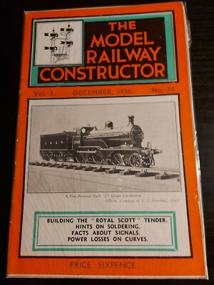 Modelleisenbahn Bauzeitschrift Dezember 1936 Band 3 Nr 34