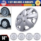 4PCS Hubcaps 14"  for Chevy Toyota Corolla Nissan Versa 14 inch Wheel Cover