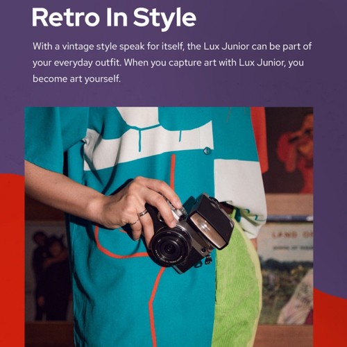 Godox Lux Junior Retro Camera Flash Speedlight Speedlite GN12 6000K±200K 7 Level - Picture 5 of 12