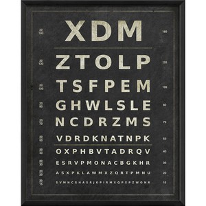 Restoration Hardware Eye Chart