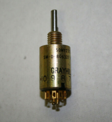 Grayhill 10-Position Enclosed Rotary Switch for AN/PVS-5B Night Vision Goggle - Picture 1 of 2