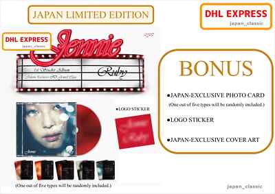 JENNIE BLACKPINK Ruby JAPAN LIMITED EDITION CD + PHOTO CARD + LOGO