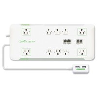 Compucessory Slim Surge Protector 10-outlet 3420j 6' Cord 1800w We 25134 on sale Compucessory Slim Surge Protector 10-outlet 3420j 6' Cord 1800w We 25134 on sale