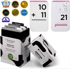 BRAND NEW Think Tank Scholar 173 Addition Flash Cards Full Set 0-12