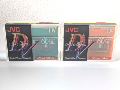 Lot de mini bandes DV 44 pièces Victor JVC SONY Maxell 60 min couleur claire coque #3322-6 - Photo 10 sur 17