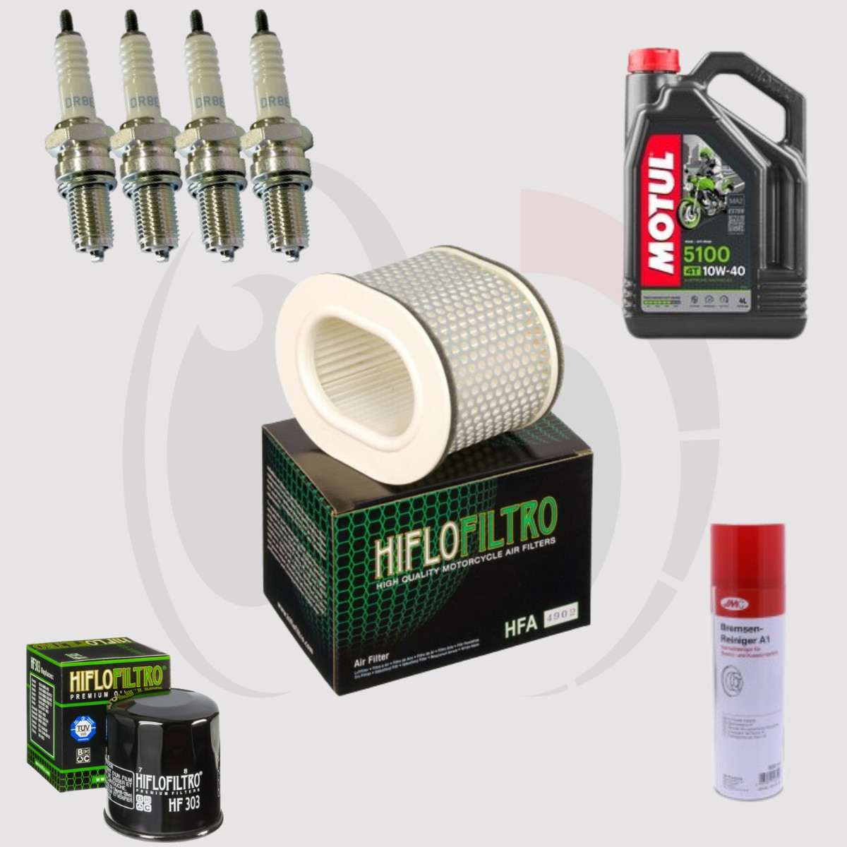 Préparation Hivernage YAMAHA FZR 1000 Genesis Exup 1994 Kit Entretien Vidange MOTUL 5100