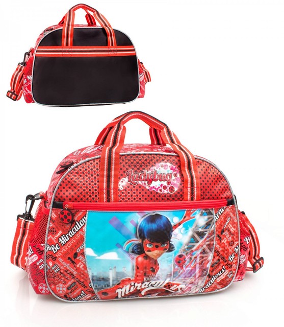 Miraculous Ladybug Cat Noir Backpack Rucksack Travel Gym