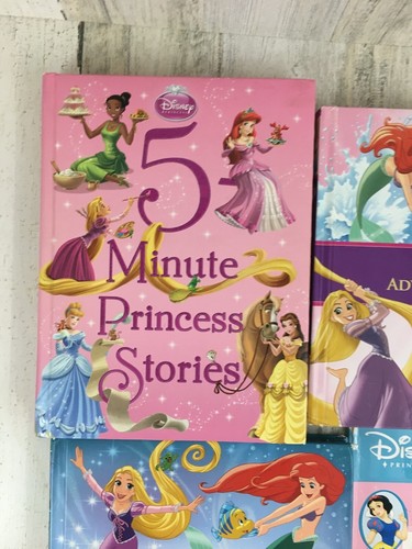 Lot 8 Disney Princess Storybook Collection Bedtime 5 Minute Tinkerbell Adventure - Picture 2 of 18