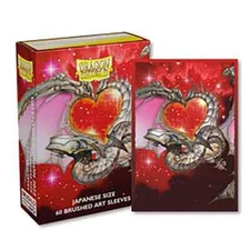 Japanese Brushed Art 2022 Valentine's 60 ct Dragon Shield Sleeves