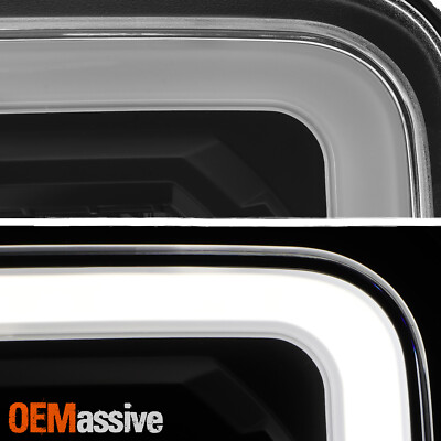 OEMASSIVE LED DRL Headlight & Fog Light Combo For Jeep Liberty 2008-2012 - Chrome Housing, Clear Lens