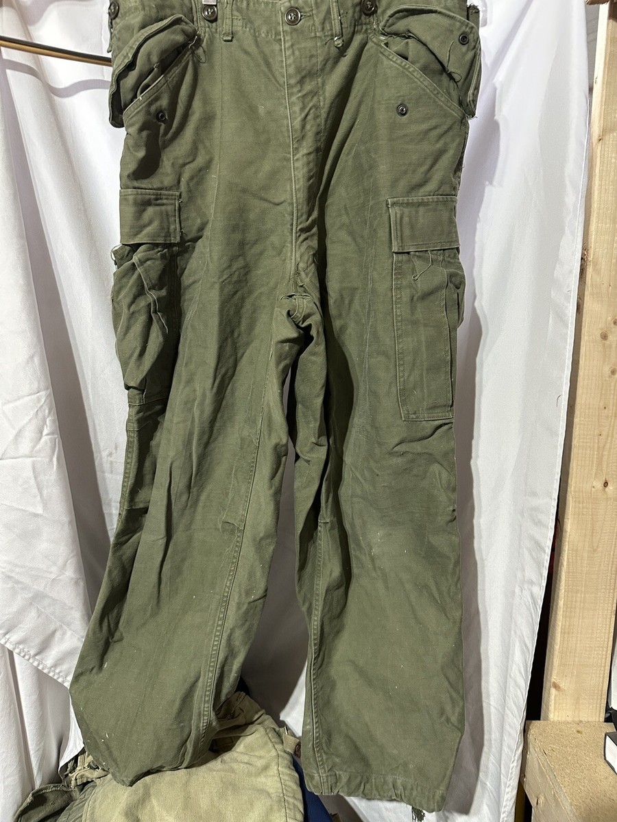 Vintage M51 Field Trousers Shell M-1951 Army Military Pants