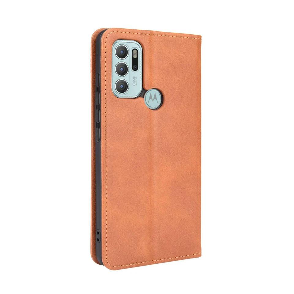 For Motorola Moto G60S G60 Case Shockproof Magnetic Leather Wallet Card Cover - Image 3 of 4