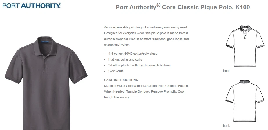 Emergency Management FEMA Polo Embroidered Full Color Logo size XXXL - Image 4 of 4