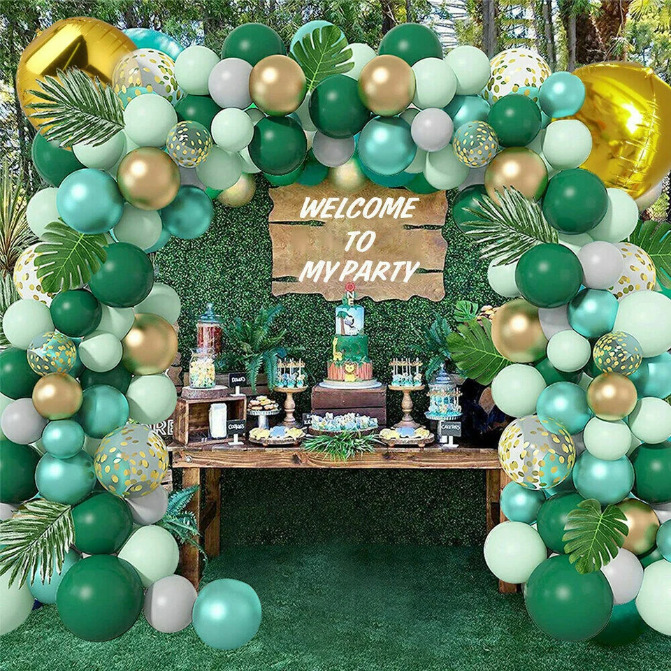 Jungle Safari Green Balloon Arch Garland Kit Baby Birthday Wedding Party Decor - image 4 of 4