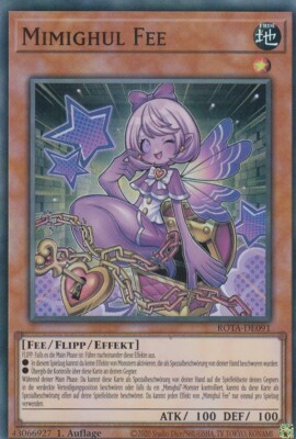 Mimighul Fee ROTA-DE091 Super Rare Rage of the Abyss Yugioh Karte Deutsch