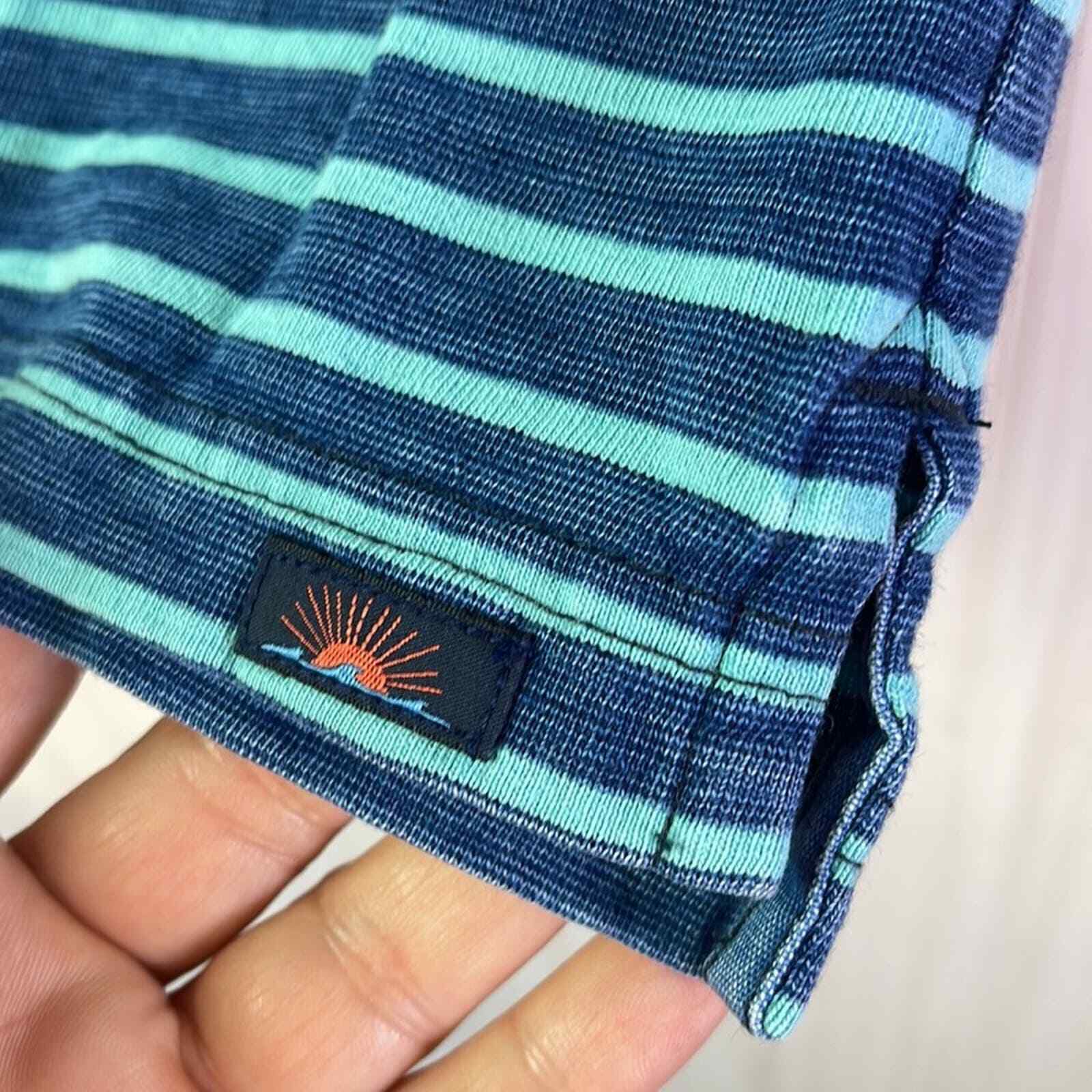 FAHERTY STRIPED POLO SMALL - image 4