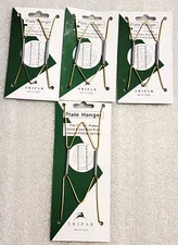 4 Tripar Plate Hangers for 5"-7" & 7"-10" Plates Solid Brass Wire New