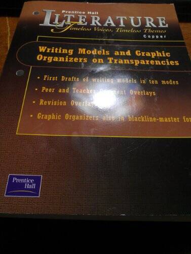 Prentice Hall Literature Copper Writing Models and Graphic Organizers ...