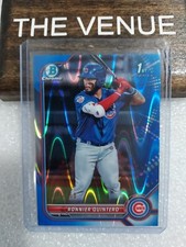 2022 Bowman Chrome Blue Lava Refractor #BCP-124 Ronnier Quintero /150 Cubs 1st