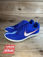NEW SZ 12.5 Nike Zoom Rival Track  Field Distance Spikes Racer Blue: DC8725-401