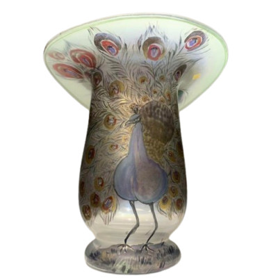Eisch Studio Erwin Eisch Contemporary Art Glass Vase Made in Germany Vintage
