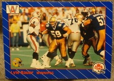 1991 AW Sports CFL Football Card #105 Warren Hudson