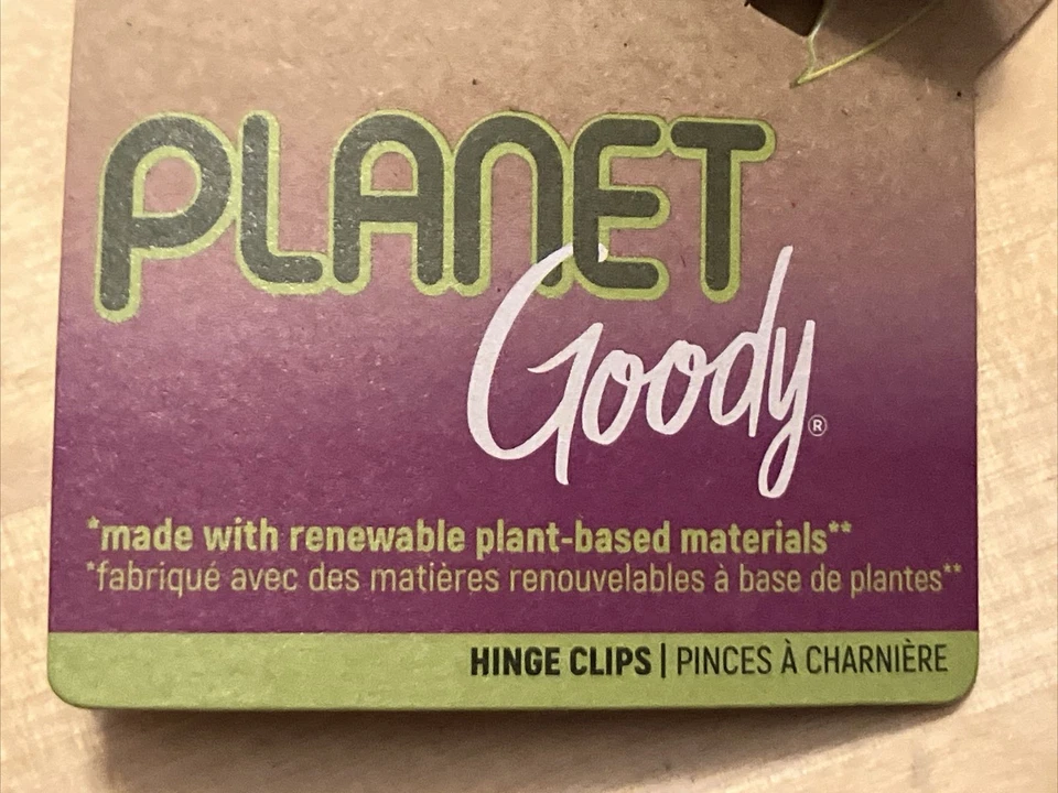 Goody Lot Of 5 Packages Bobby Pins Hinge Clips Renewable Plant Based Pink Wood - Image 4 of 4